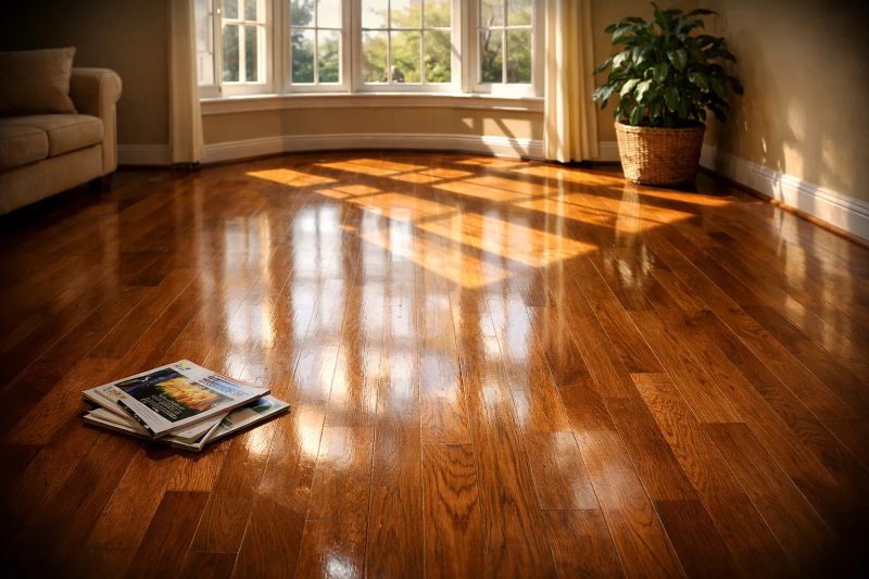 Freshly deep-cleaned living room in a Miami home
